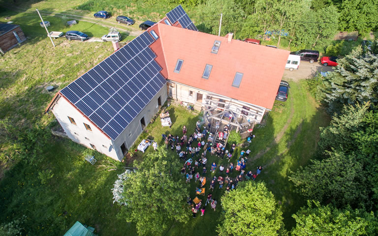Free Haven’s House, aerial view